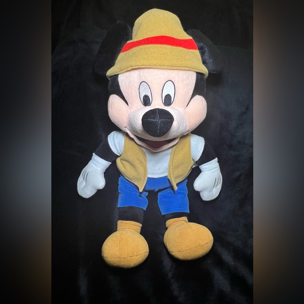 Disneyland Matterhorn Mickey Mouse 18" Plush Stuffed Animal Disney World Resort